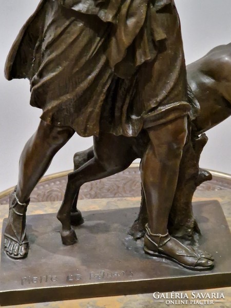 Beautiful bronze statue