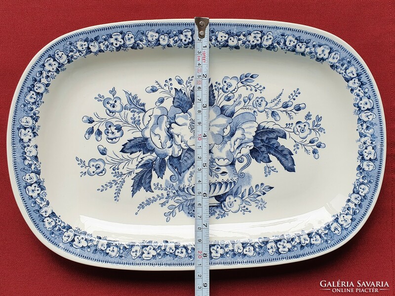 Balmoral Royal Sphinx Maastricht porcelán tálaló tál tányér virág mintával