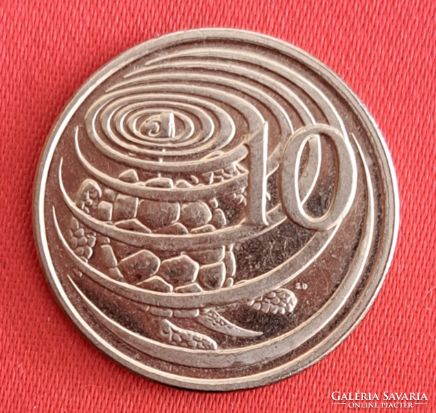 Cayman Cayman Islands 10 cents, 2002. (730)