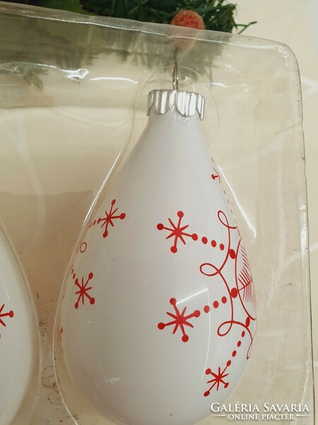 Christmas tree decoration glass ikea 2 pcs flawless, large