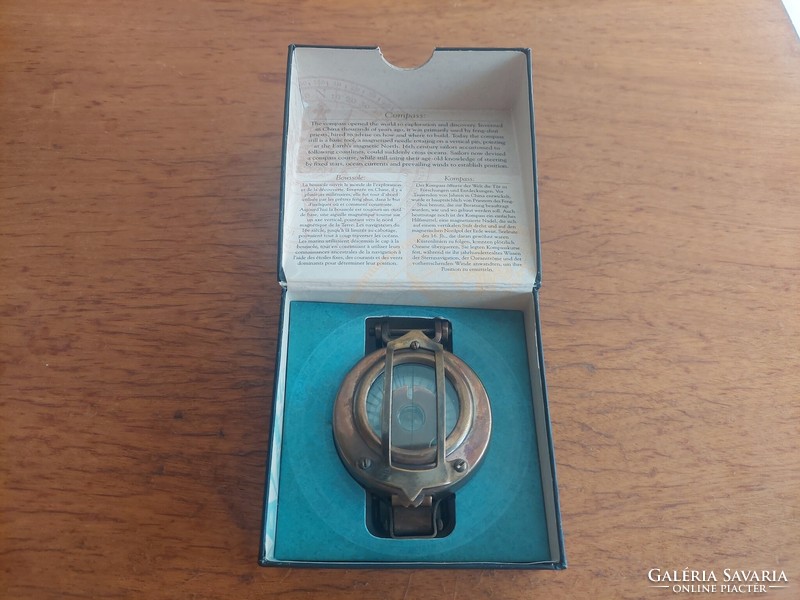 World War II compass in box