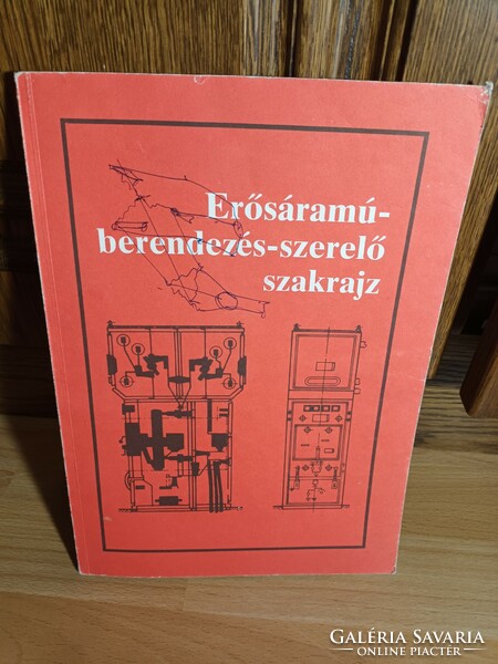 High-current equipment technician drawing - dr. István Lükő - technical book publisher, 1987