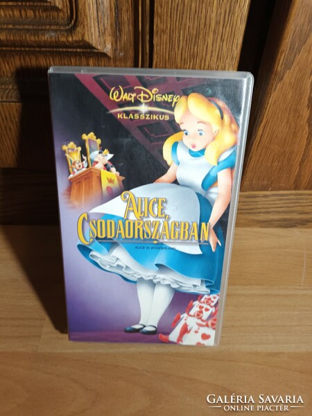 Alice in Wonderland original classic walt disney tale for sale on vhs videocassette