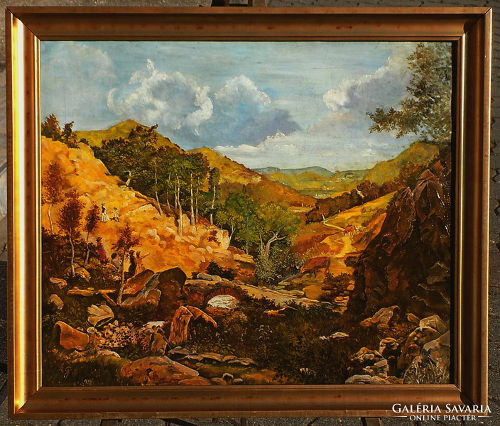 Romantic landscape, first half of the 20th century: with warranty, invoice