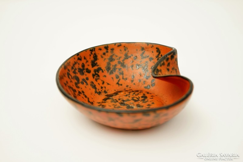 Rare lake head ceramic bowl / arts and crafts bowl / ashtray / retro old / ashtray