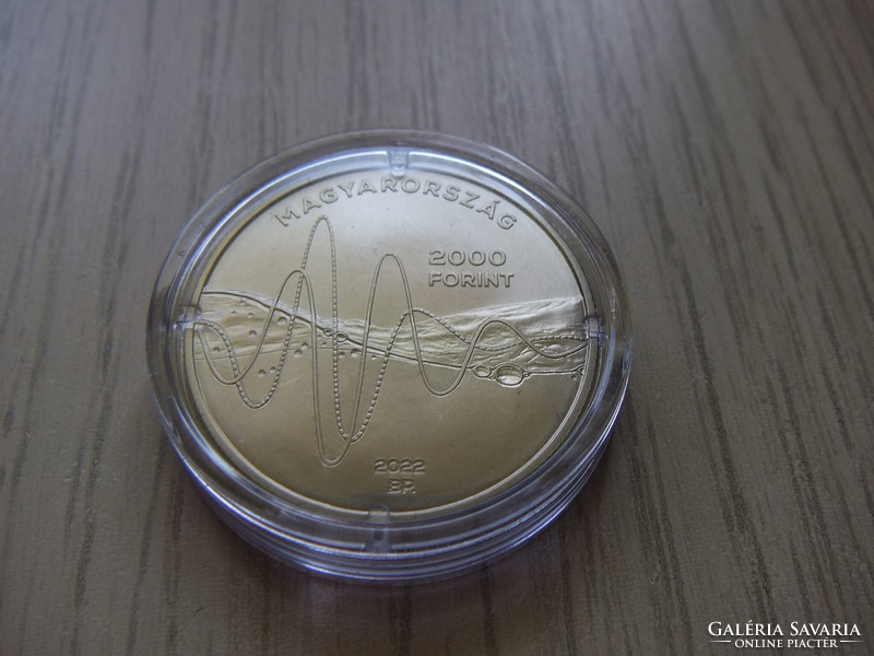 2000 HUF Péter lax 2022 non-ferrous metal commemorative medal in closed unopened capsule