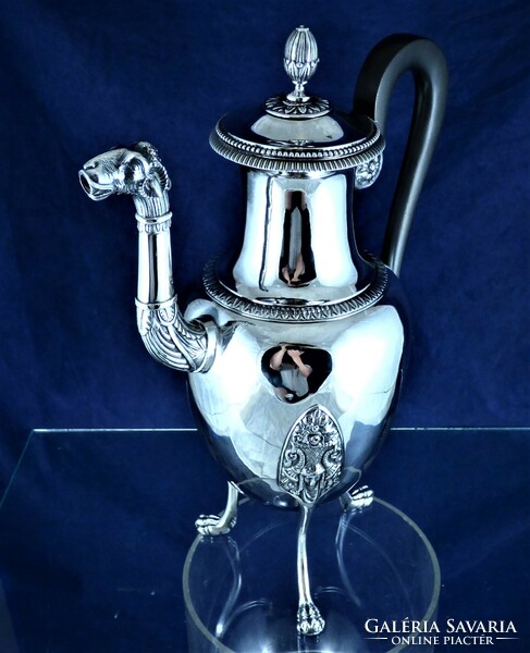 Beautiful, antique silver pourer, Paris, ca. 1820!!!