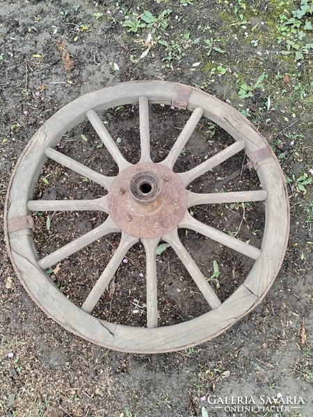 Bullet cart wheels - from the middle of the last century / 2 pcs.