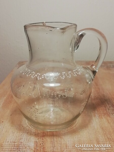 Antique small jug, baptismal jug