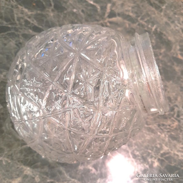 Retro 2pcs: complete wall lamp + crystal-like glass shade