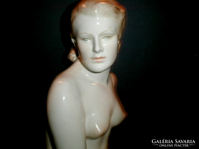 Herend is a large nude figure 45 cm tall