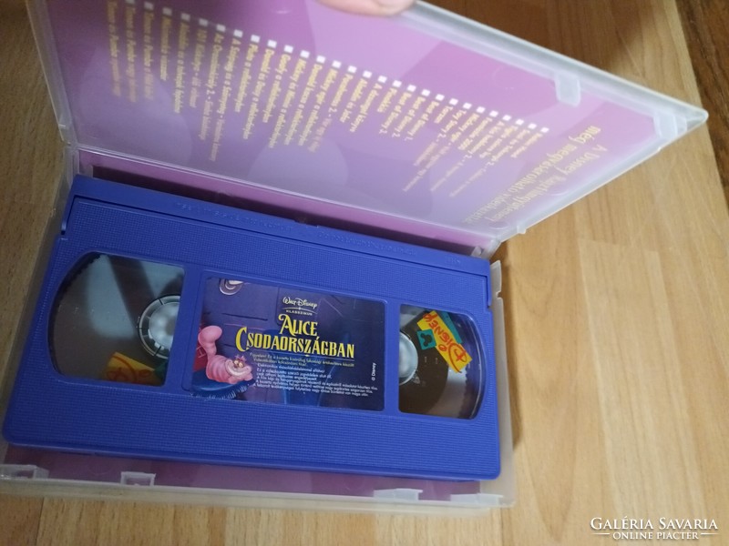 Alice in Wonderland original classic walt disney tale for sale on vhs videocassette