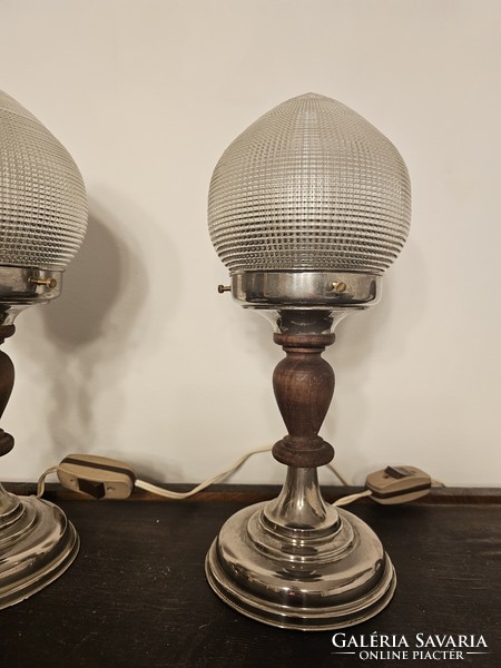 Beautiful pair of art deco table lamps
