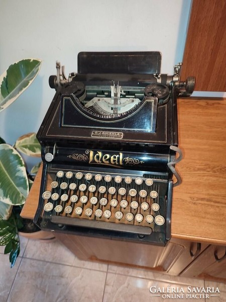 1903 IDEAL TYPEWRITER A2 sn 14352 ANTIQUE QWERTZ Schreibmaschine Írógép
