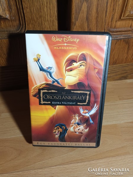 Az oroszlánkirály - extra változat - eredeti klasszikus Walt Disney mese VHS videokazettán eladó