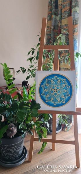 Óceán Mandala vászon kép, ákril festék