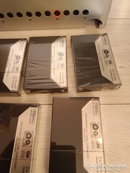 Unopened cassette tapes are sold together