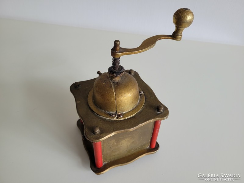 Old antique copper coffee grinder siu hand grinder