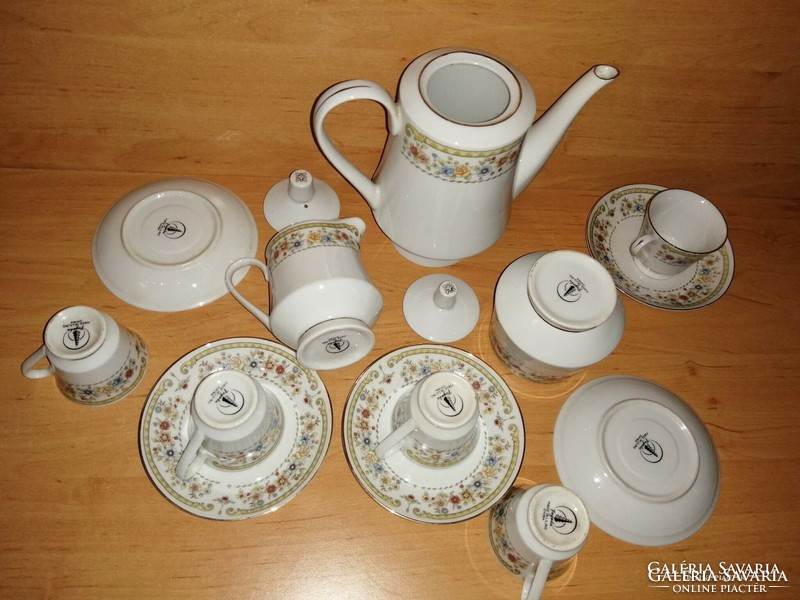 Chinese porcelain coffee set for 5 (31/d)