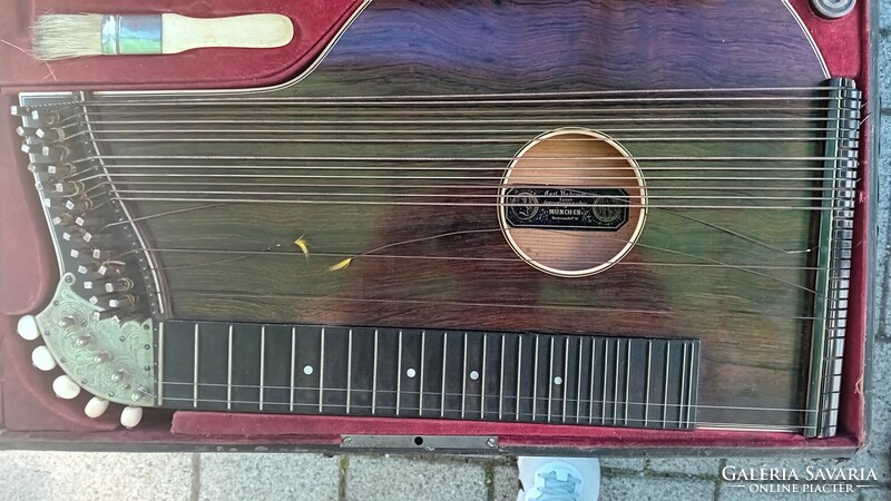 A multi-stringed zither