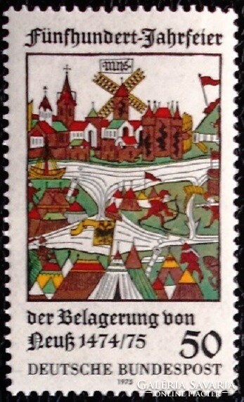 N843 / Németország 1975 Neuss ostromának 500. évfordulója bélyeg postatiszta