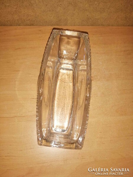 Retro szögletes üveg váza
