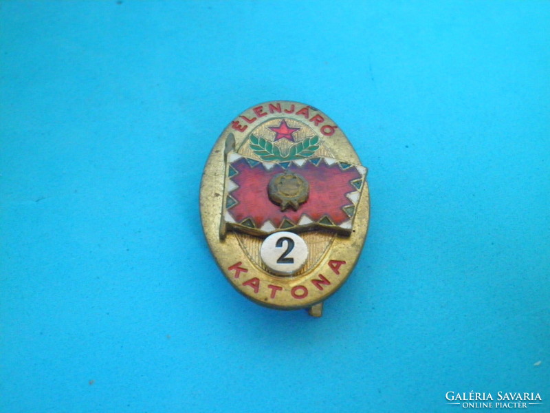 Old vanguard soldier badge badge