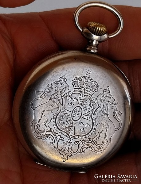 Vintage perfect 15 stone silver pocket watch