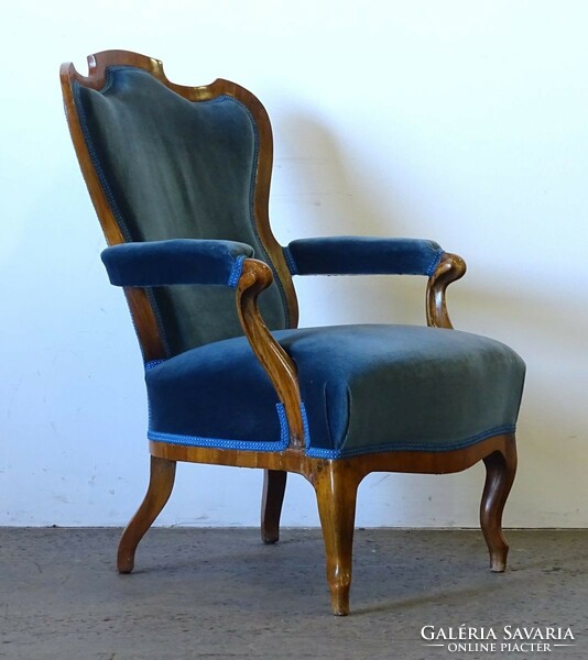 1R273 antique neo-baroque armchair with armrests