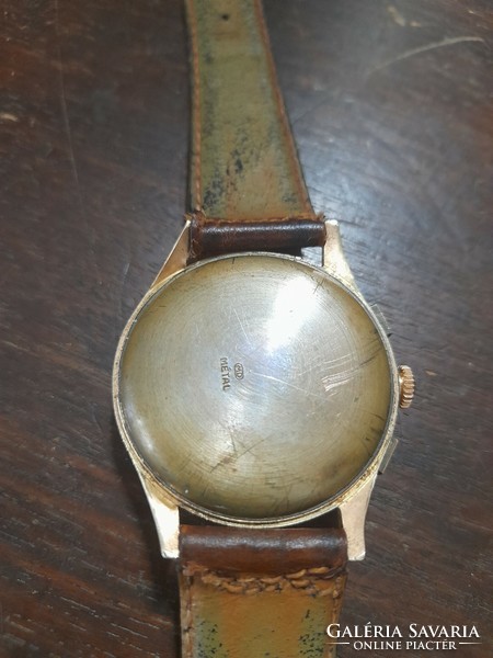 Swiss docker chronographe suisse gold jumbo 18k men's watch.37 Mm.