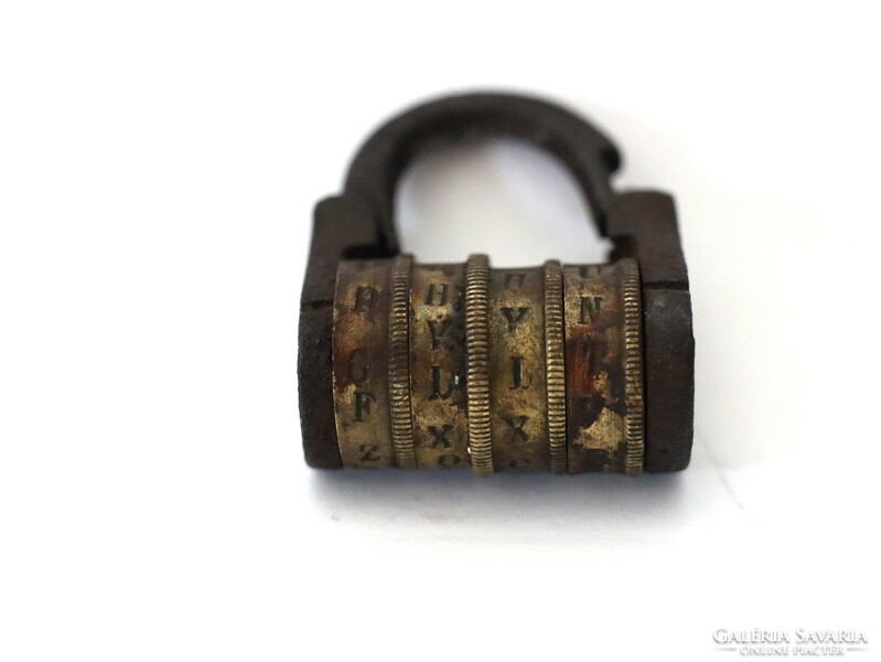 19. századi betűs lakat / 19th c padlock
