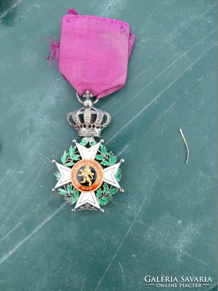 Belgian 2nd order of the Leopold civilian degree award