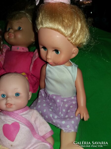 Old and retro toy doll package with quality marked dolls 7 pieces in one as shown in the pictures