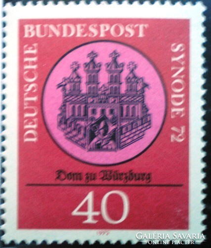N752 / Germany 1972 synod '72 stamp postal clerk