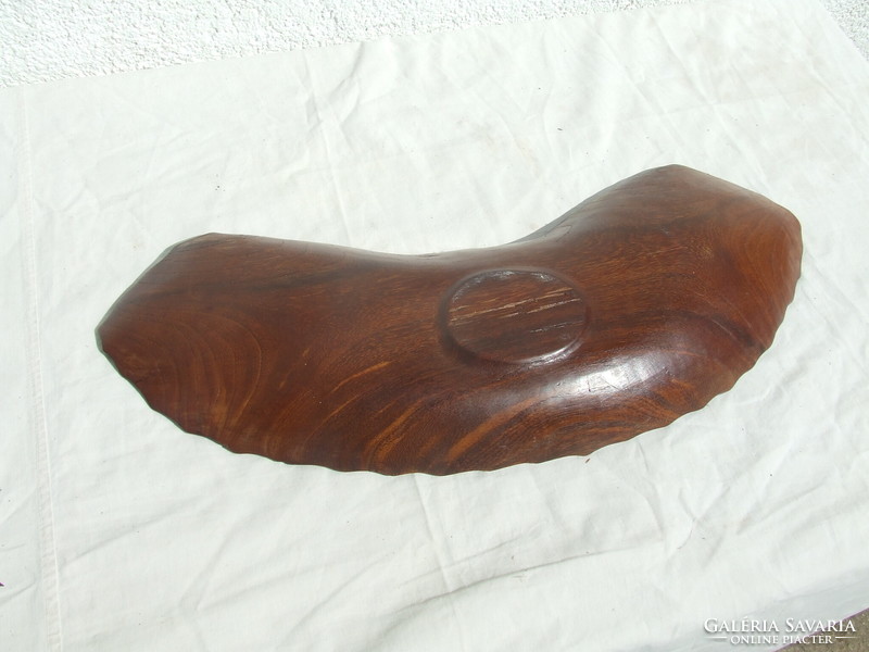 Carved wooden bowl