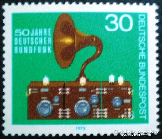 N786 / Németország 1973 50 éves a német rádió bélyeg postatiszta