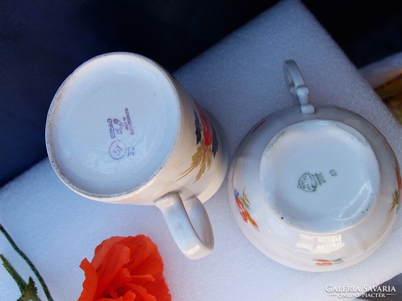 Poppy mug and cup