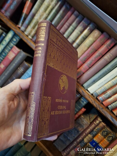 1934  első kiadás KEÖPE VIKTOR: CEJLON AZ ÉDEN SZIGETE  MAGYAR FÖLDRAJZI TÁRSASÁG KÖNYVTÁRA