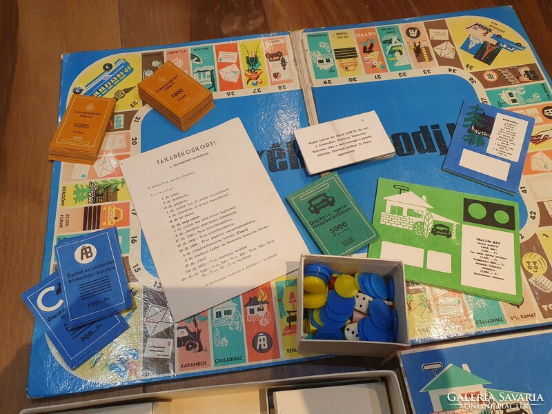 Retro complete thrift board game first edition social real cooper