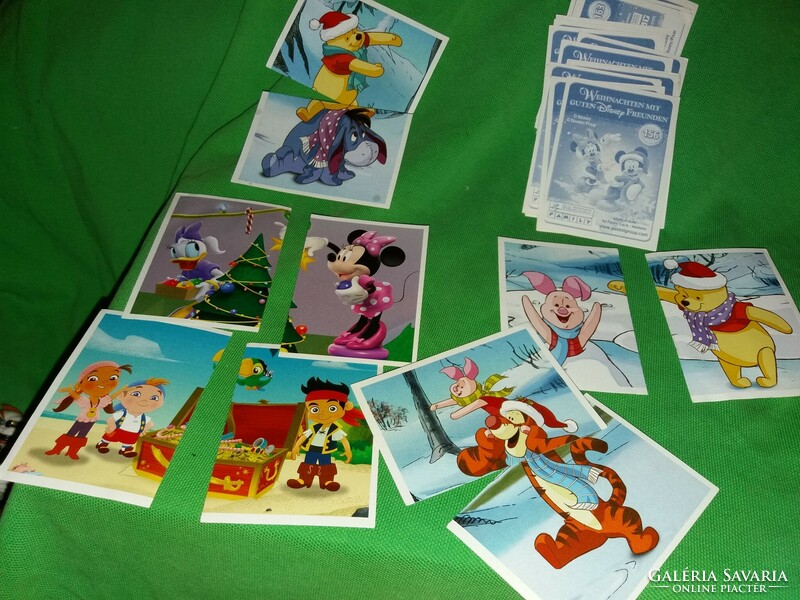 Retro disney - stickers with fairy tale characters that can be stuck in a panini album 24 in one according to the pictures