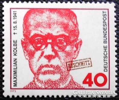 N771 / Németország 1973  Maximilian Kolbe bélyeg postatiszta