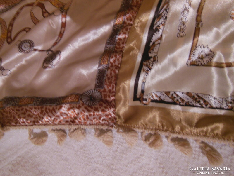 Shawl - versace - 4 pcs - sewn from shawl - 180 x 70 cm - double !! - Vintage - flawless