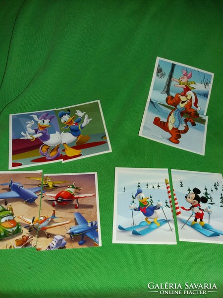 Retro disney - stickers with fairy tale characters that can be stuck in a panini album 24 in one according to the pictures