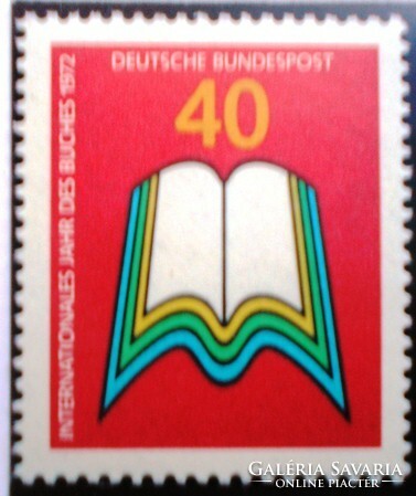 N740 / Németország 1972 Nemzetközi könyvév bélyeg postatiszta