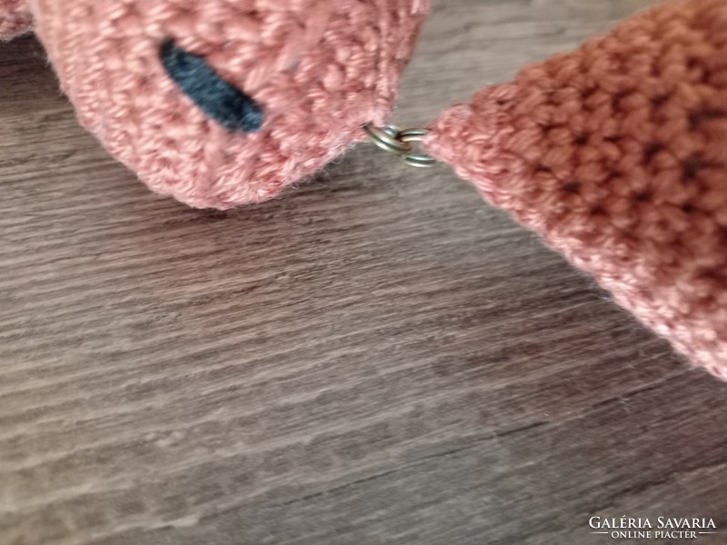 Hand crocheted fox coma