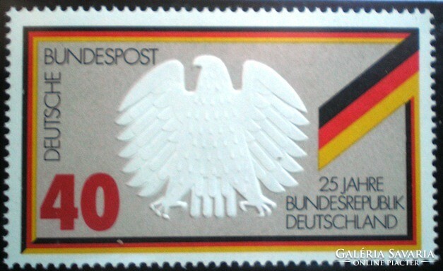 N807 / Németország 1974 25 éves a NSZK blokk  bélyege postatiszta