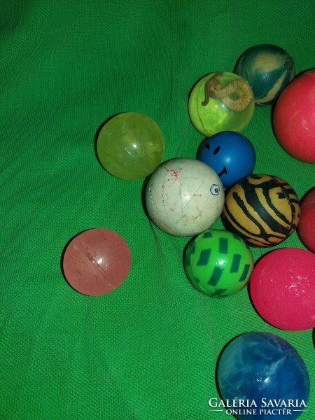Retro tobacco balls, solid rubber balls, 16 in one, as shown in the pictures