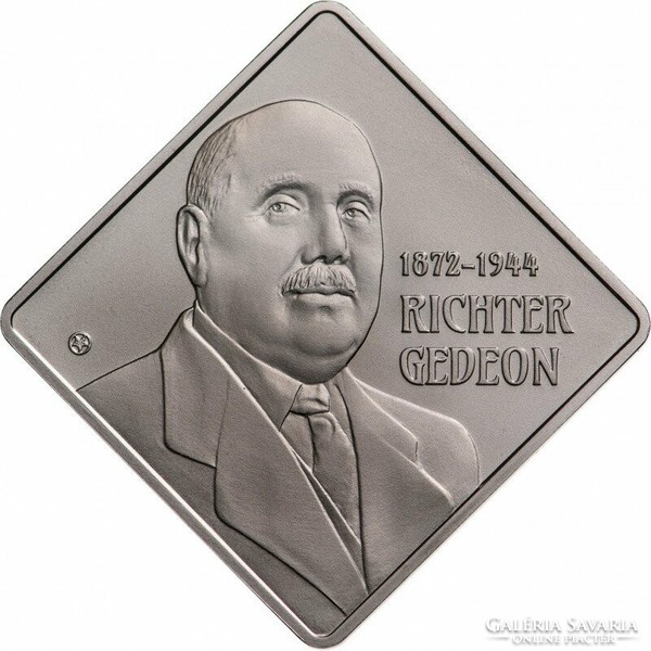 2000 Forint richter gedeon 2022 silk shiny non-ferrous metal commemorative medal in closed unopened capsule