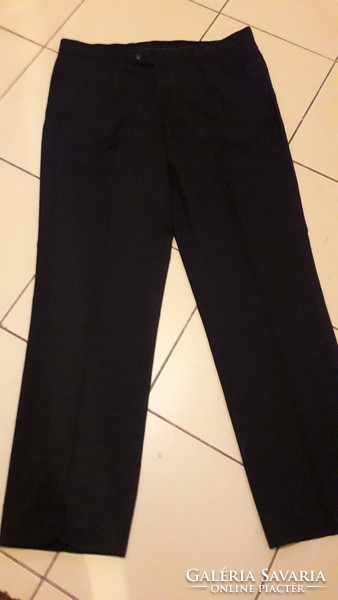 Griff gentlemens black wool pocket long pants 56 like new