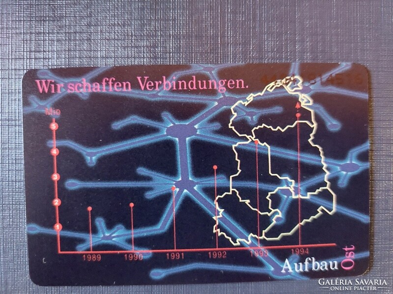 1994 German phone card in original, exclusive packaging